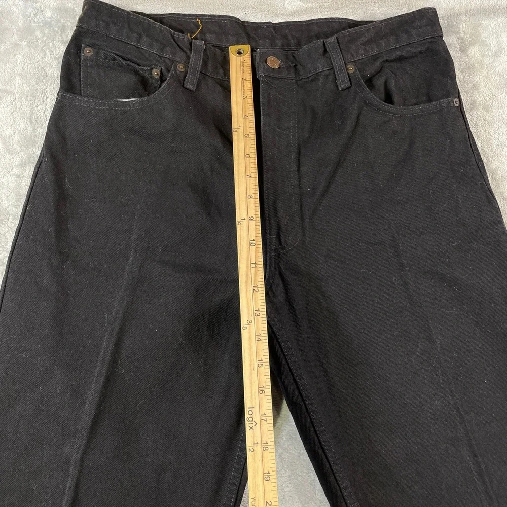 Vintage Levis 550 Jeans Mens 36x32 Black Relaxed Tapered‎ Canada Grunge Punk